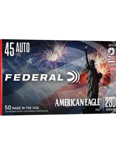 Federal 250th Anniversary USA Handgun Ammunition .45 Auto 230gr FMJ 890 fps 50/ct