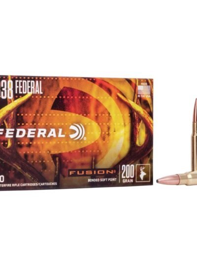 Federal Fusion Rifle Ammunition .338 Federal 200 gr BTSP 2700 fps - 20/ct