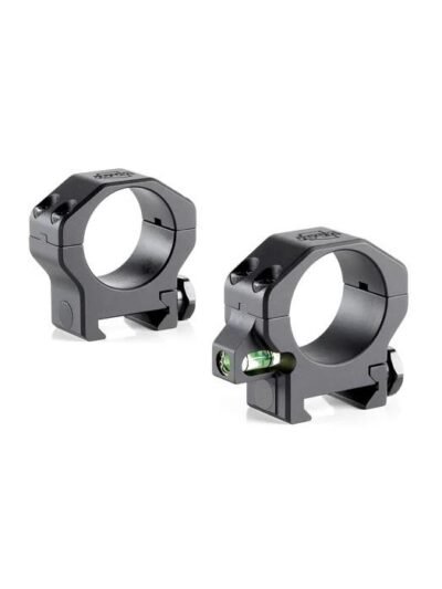 RPM Precision 34mm Low (.885'') Scope Rings with Co-linear Bubble Level