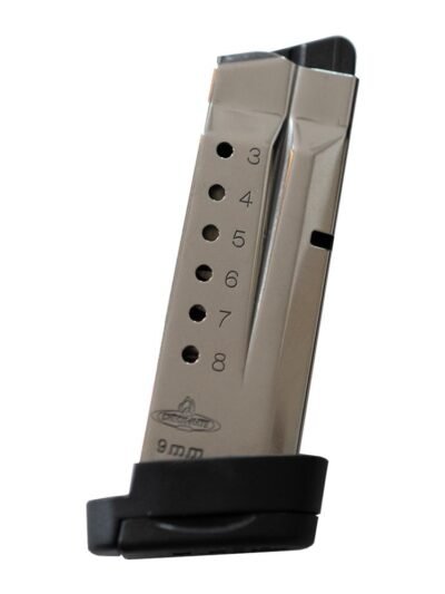 Check-Mate S&W SHIELD Compatible Handgun Magazine Stainless Steel 9mm Luger 8/rd