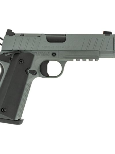 Tisas 1911 Nightstalker SF-C Handgun 45 Auto 8rd Magazine 4.25'' Compensated Barrel Cerakote Grey Finish
