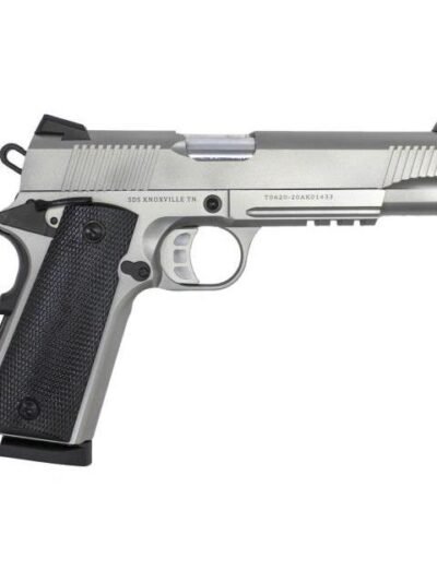 Tisas 1911 Duty SS45R Handgun .45 ACP 8rd Magazine 5" Barrel Stainless Steel w/Rail