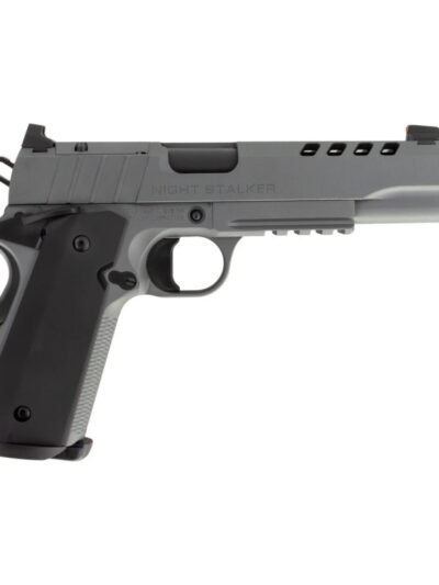 Tisas 1911 Night Stalker SF Handgun .45 Auto 8rd Magazine(2) 5" Threaded Barrel Grey Cerakote Finish