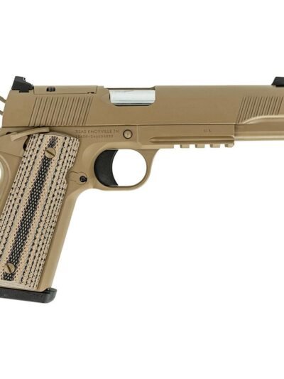 Tisas 1911 B45RGD TH Raider Handgun .45 ACP 8rd Magazines(2) 5.5" Threaded Barrel FDE Cerakote