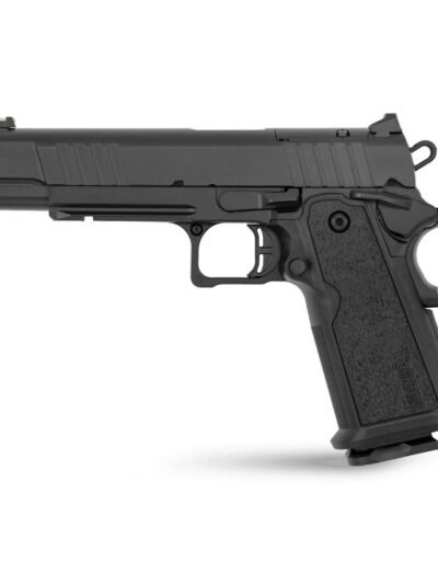 Tisas 1911 Duty 9 DS Handgun 9mm Luger 18rd Magazines(2) 5" Barrel Titanium Firing Pin Black w/Rail
