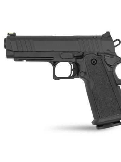 Tisas 1911 Duty 9 DS Handgun 9mm Luger 18rd Magazines(2) 4.25" Barrel Titanium Firing Pin Black w/Rail