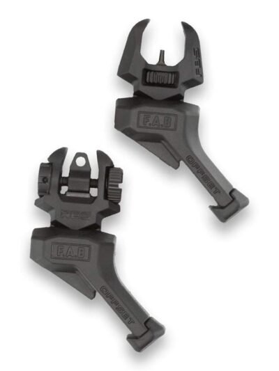 FAB Defense FRBS Offset Rifle Sights Kit Black