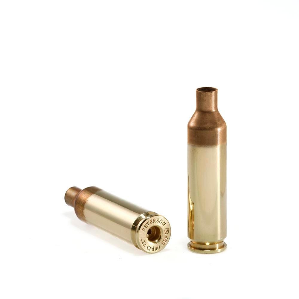 Peterson SRP(Small Rifle Primer) Unprimed Brass 22 Creedmoor - 500/ct
