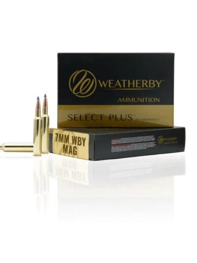 Weatherby Select Plus Rifle Ammunition 7mm Wby Mag 150 gr Scirocco 3225 fps 20/ct