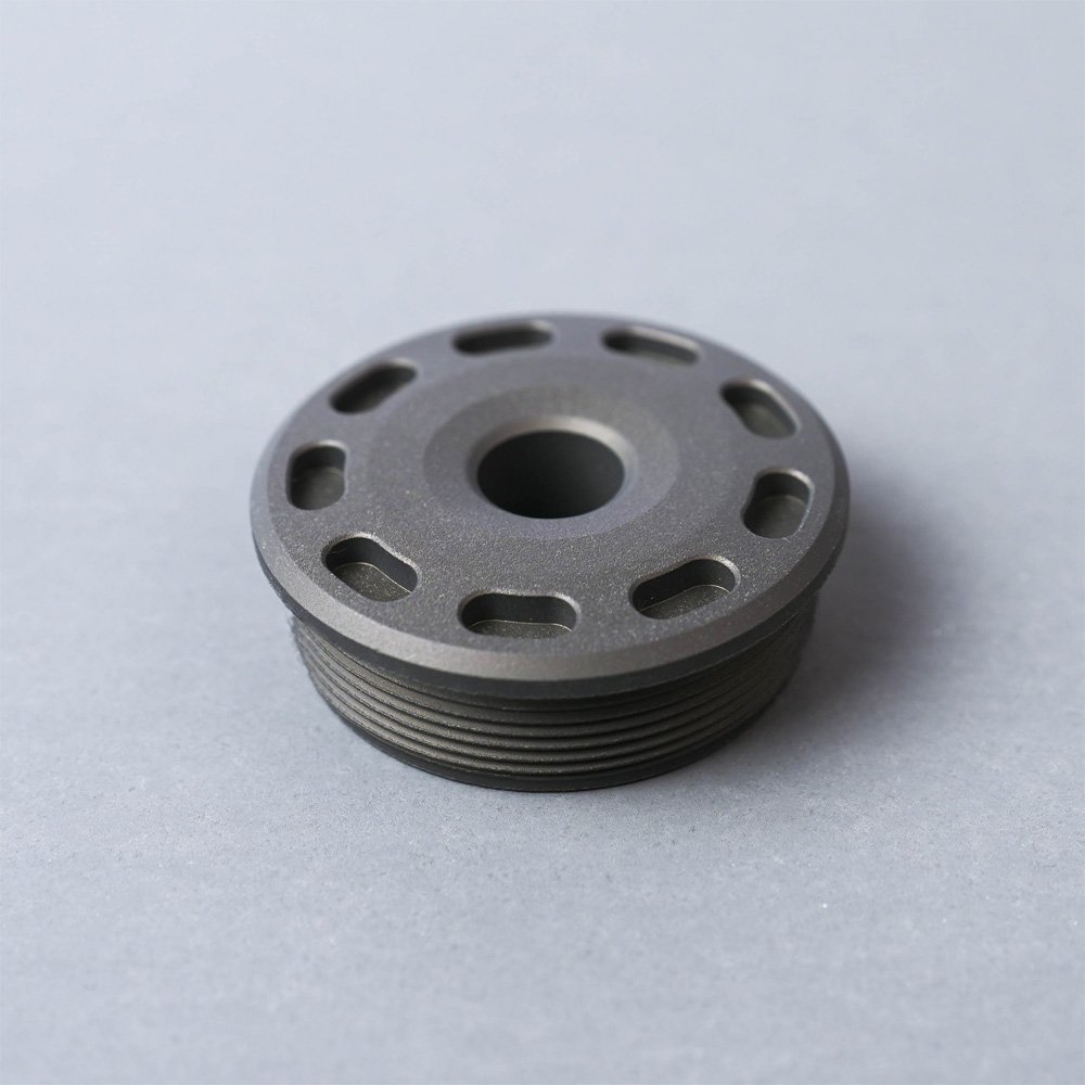 SILENCERCO BRAVO FRONT CAP TITANIUM .30CAL
