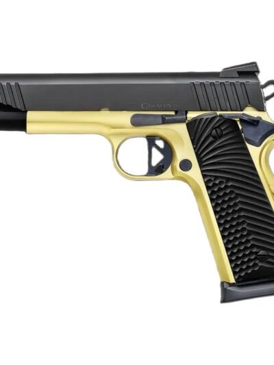 Chiappa 1911 Superior Handgun .45 ACP 8rd Magazines (2) 5" Barrel Black and Gold