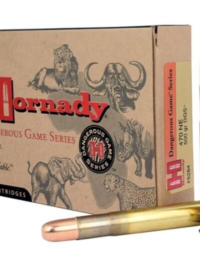 Hornady Dangerous Game Series Rifle Ammunition .470 NE 500 gr DGS 2150 fps - 20/box