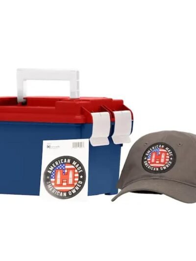 Hornady American Gunner Handgun Ammunition 45 Auto 185gr XTP 970 fps 250/ct Loose Ammo Can with Hat/Sticker