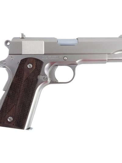Tisas 1911 Tank Commander Handgun 9mm Luger 9rd Magazines (2) 4.25" Barrel Nickel
