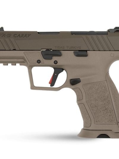 Tisas PX-9 Carry FDE Handgun 9mm Luger 15rd Magazines(2) 3.5'' Barrel FDE Thumb Safety