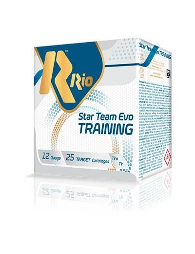 Rio Star Team Evo Training 24 Light Shotshells 12 ga 2-3/4" 1200fps 7/8oz #7.5 25/ct