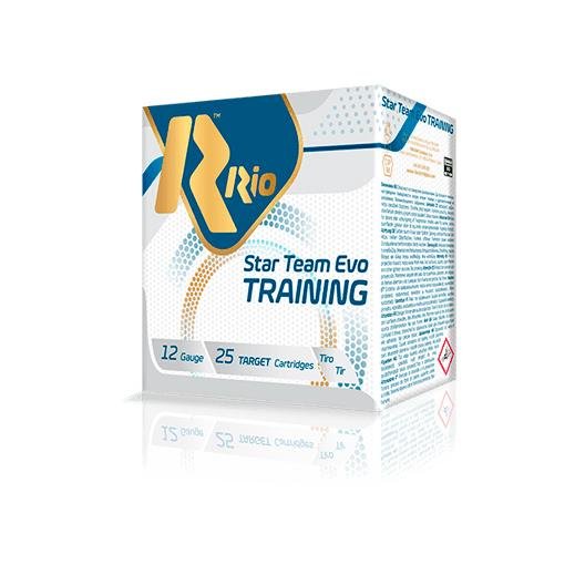 Rio Star Team Evo Training 24 Light Shotshells 12 ga 2-3/4" 1200fps 7/8oz #7.5 25/ct
