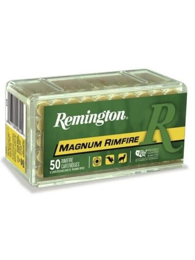 Remington Magnum Rimfire Ammunition .22 WMR 40 gr JHP 1910 fps 2000/ct Case (40-50/ct Boxes)
