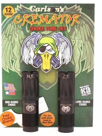 Carlson's Cremator Waterfowl Non-Ported Mid and Long Range Choke Tubes for 12 ga Winchester/Browning Inv/Moss 500 2/ct