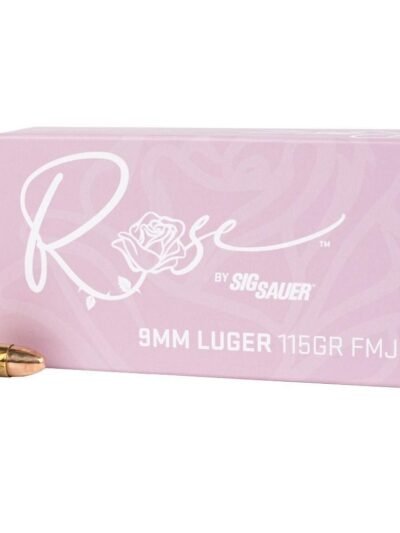 Sig Sauer ROSE Handgun Ammunition 9mm Luger 115gr FMJ 1050 fps 50/ct