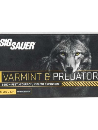 Sig Sauer Varmint & Predator Rifle Ammunition 243 Win 70 gr PT 20/ct
