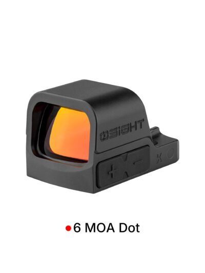OSIGHT K, 6 MOA DOT OPEN RED DOT SIGHT, BLACK