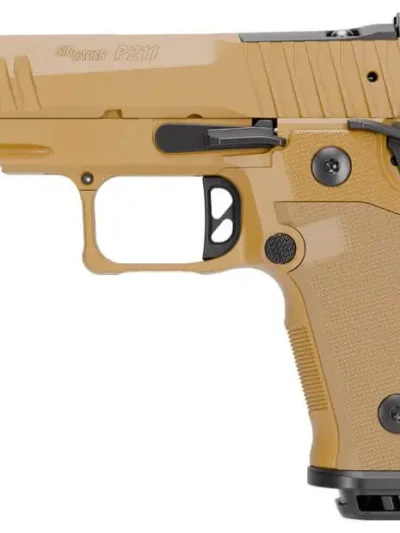 SIG SAUER P211 CARRY GT4 COYOTE 9MM PISTOL 4" COY TAN 2-21RD, 1-17RD MAGS
