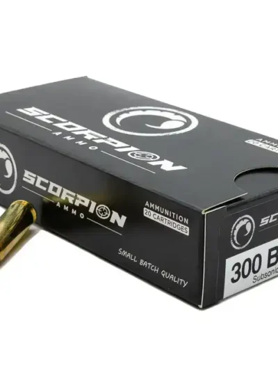SCORPION 300 BLACKOUT 220GR SUBSONIC 20RD BOX/400RD CASE