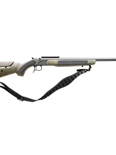 CVA Accura MR-X Muzzleloader - Cerakote Tungsten & Nitride w/ OD Green Stock - .45 Cal 26" Barrel Threaded - 1:22 Twist - 209 & Variflame Ignition Incl