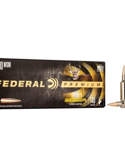 Federal Classic Hunter Berger Hybrid Rifle Ammunition .270 WSM 140 gr BTHP 3200 fps 20/ct