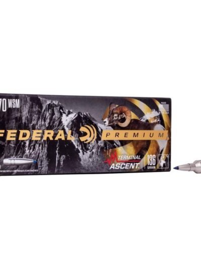 Federal Terminal Ascent Rifle Ammunition .270 WSM 136 gr 3240 fps 20/ct