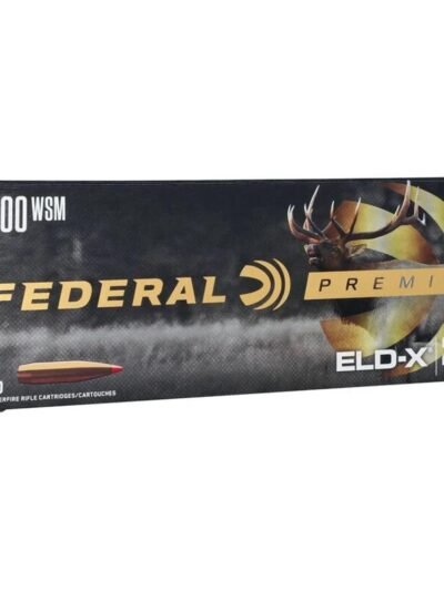 Federal Premium ELD-X Rifle Ammunition .300 WSM 200gr PT 2820 fps 20/ct
