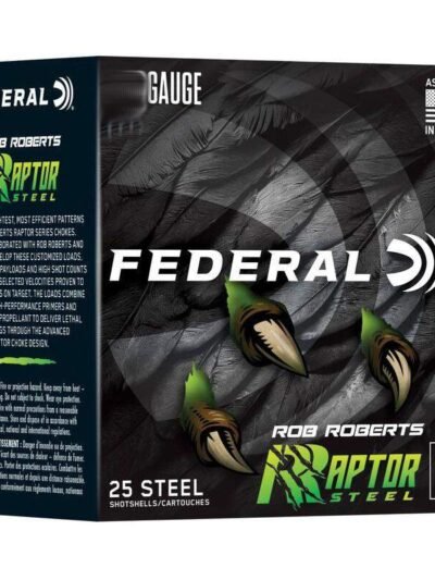 Federal Ron Roberts Raptor Steel Shotshells 20ga 3" 1oz 1400 fps #2 25/ct