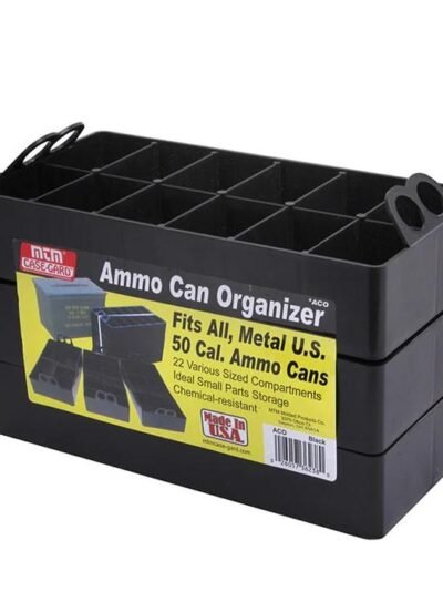 MTM Ammo Can Organizer .50 cal Black 3/ct