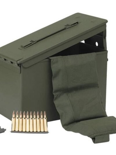 PMC Bronze Rifle Ammunition .223 Rem 55 gr FMJ 2900 fps 1680/ct (2-M2A1 Metal Boxes(840) w/ Bandoleer)