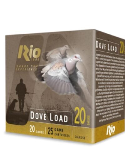 Rio Dove Load Shotshells 20 ga 2.75" 7/8oz #7.5 1250 fps 25/ct