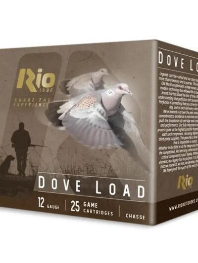 Rio Dove Load Shotshells 12 ga 2.75" 1-1/8oz #8 1200 fps 25/ct