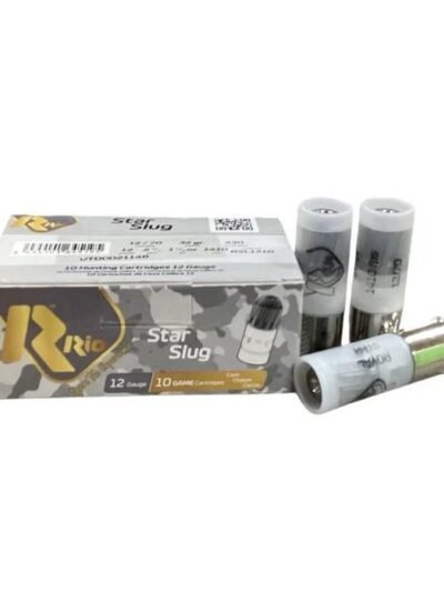 Rio Star Shotshell 12 ga 2-3/4" 1-1/8 oz 1410 fps Slug 10/ct