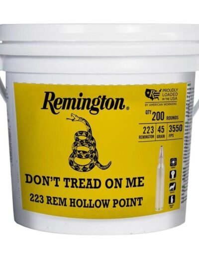 Remington UMC 250th Anniversary "Don't Tread On ME" Ammunition .223 Rem 45gr JHP 3550 fps 200/ct