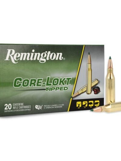 Remington Core-Lokt Tipped Rifle Ammunition 7mm Rem Mag 150gr PT 3130 fps 20/ct
