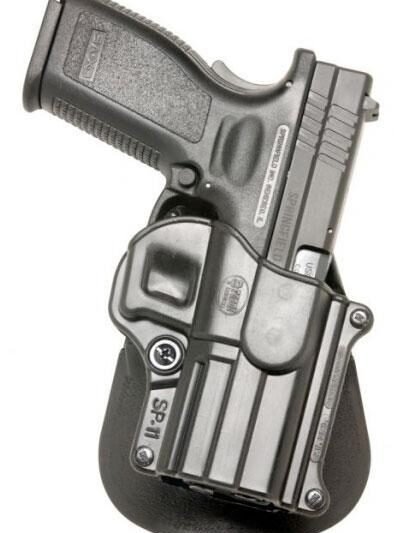Fobus Standard Paddle Holster for Springfield XD Black Right Hand