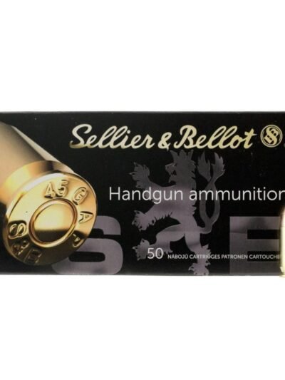 Sellier & Bellot Pistol & Revolver Ammo .45 Gap 230 gr FMJ 50/Box