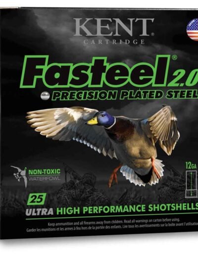 Kent Fasteel 2.0 Shotshells 12 ga 3-1/2" 1-3/8oz 1550 fps #BB 25/ct