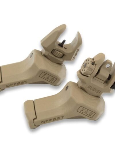 FAB Defense FRBS Offset Rifle Sights Kit Tan