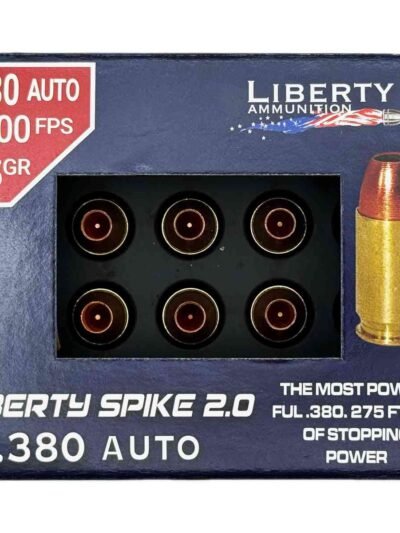 Liberty SPIKE 2.0 Handgun Ammunition .380 Auto 55gr 1500 fps 20/ct