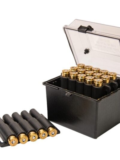 Berry's Mfg Safari Ammo Box 20rd Large Rifle Clear/Black