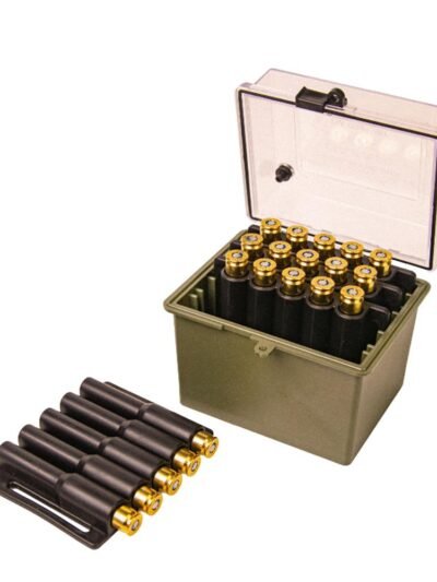 Berry's Mfg Safari Ammo Box 20rd Small Magnum Clear/Olive