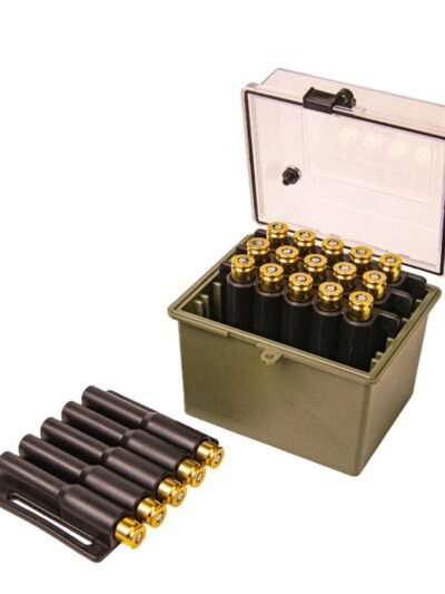 Berry's Mfg Safari Ammo Box 20rd Large Magnum Clear/Olive