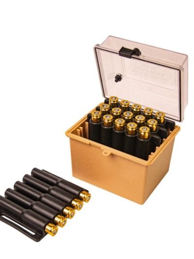 Berry's Mfg Safari Ammo Box 20rd Small Rifle Clear/Tan