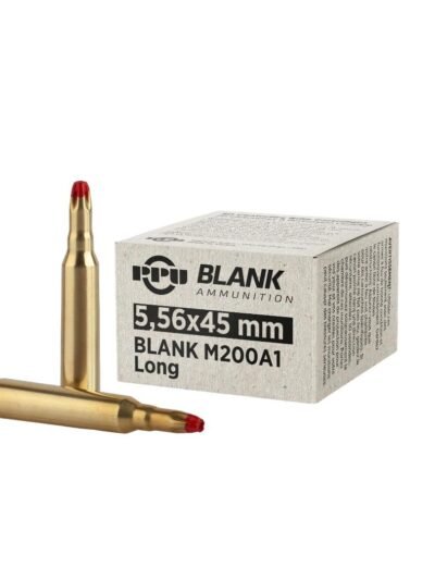 PPU Blank Rifle Ammunition 5.56 M200 Blanks 20/ct